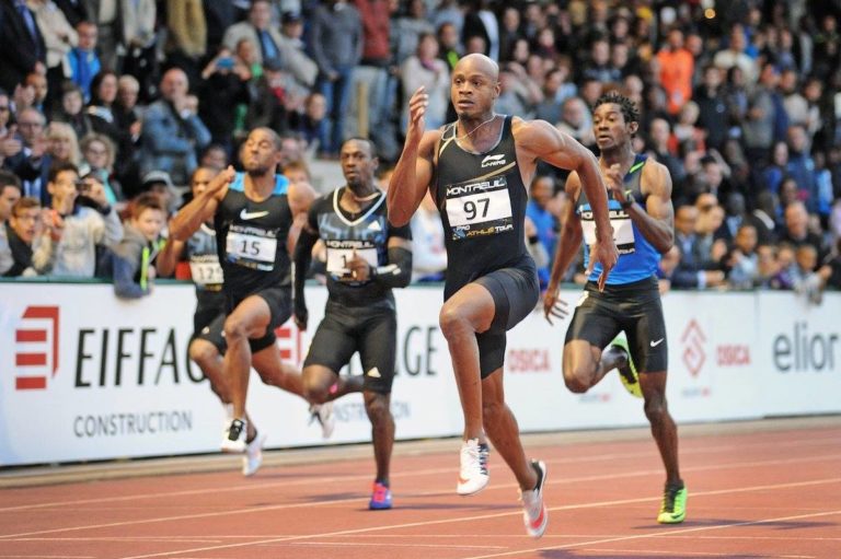 Asafa Powell s'impose en 10''02 sur 100m
