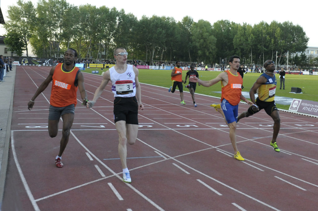 Timothée Adolphe remporte le 100m T11 handisport