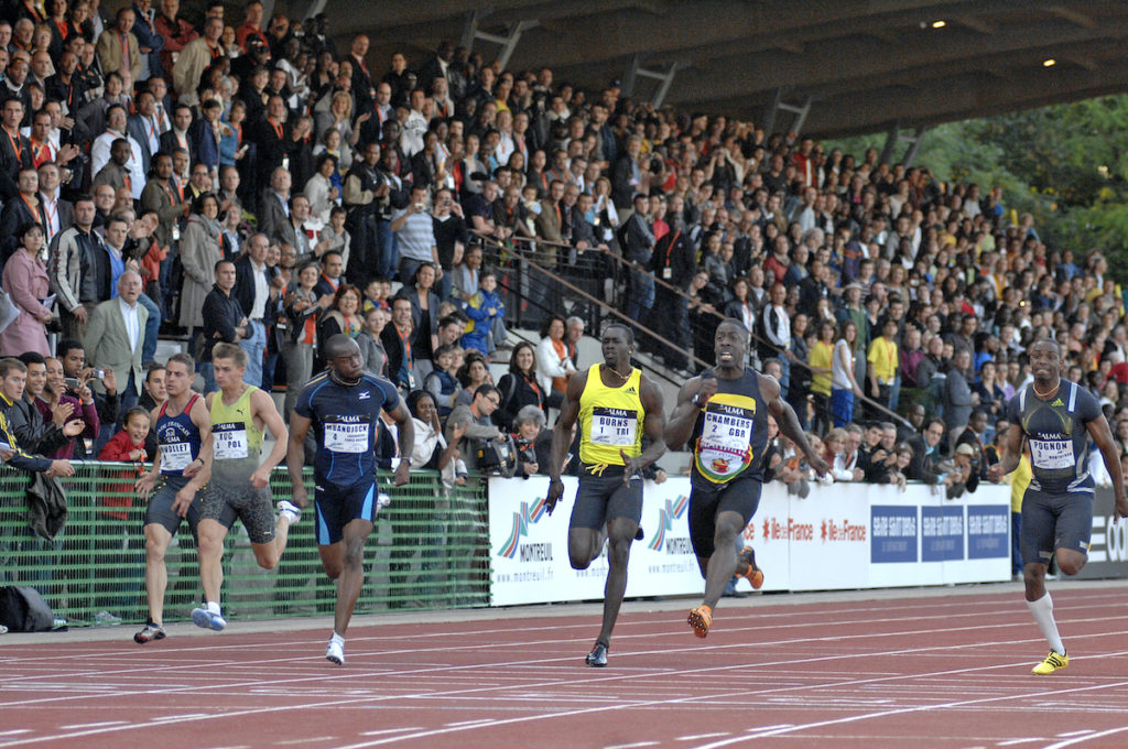 Dwain Chambers remporte le 100 mètre