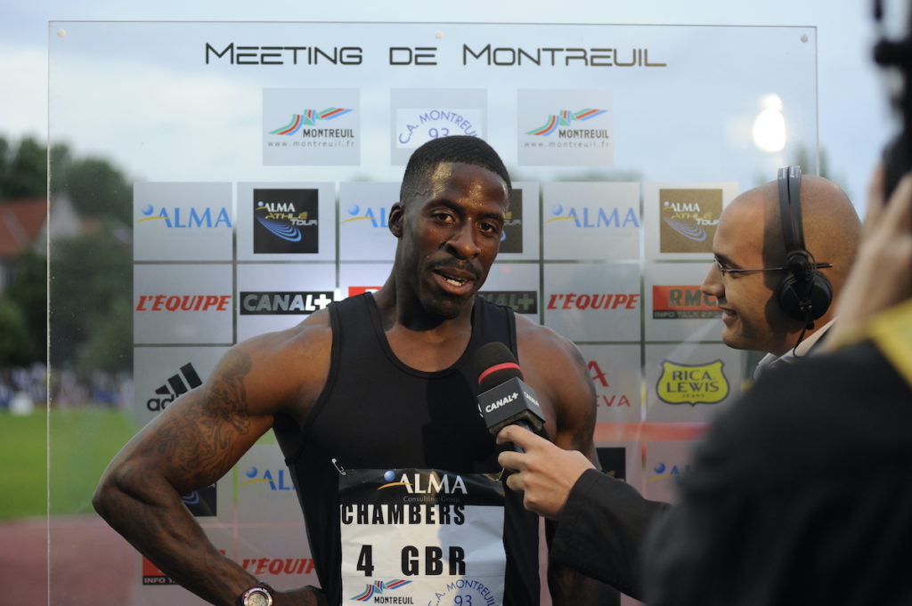 Interview de Dwain Chambers