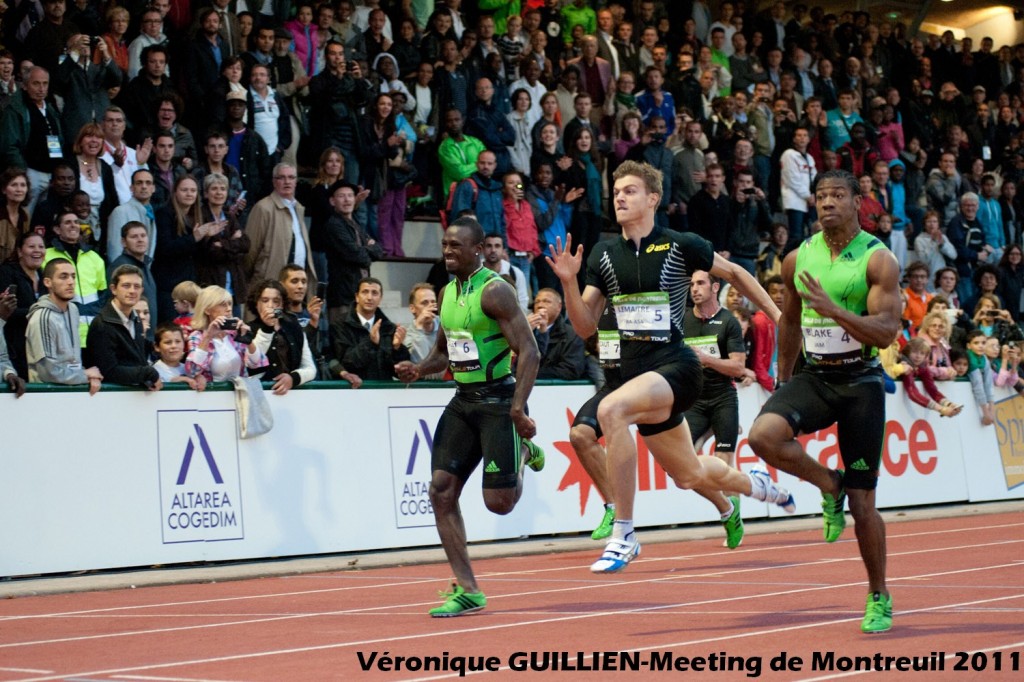 Yohan Blake remporte le 100 mètres devant Christophe Lemaitre