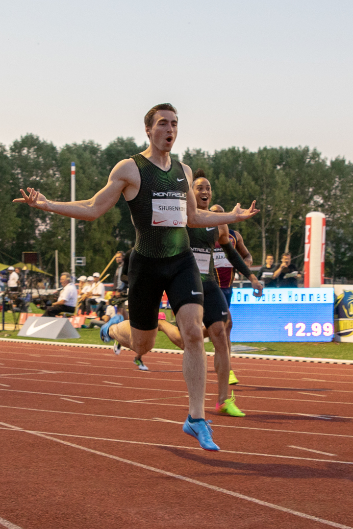 Arrivée victorieuse de Sergey Shubenkov