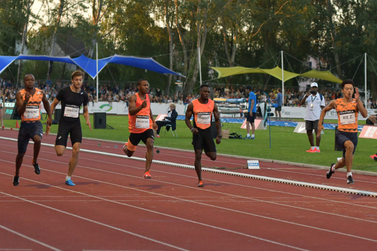 Arrivée du 100m