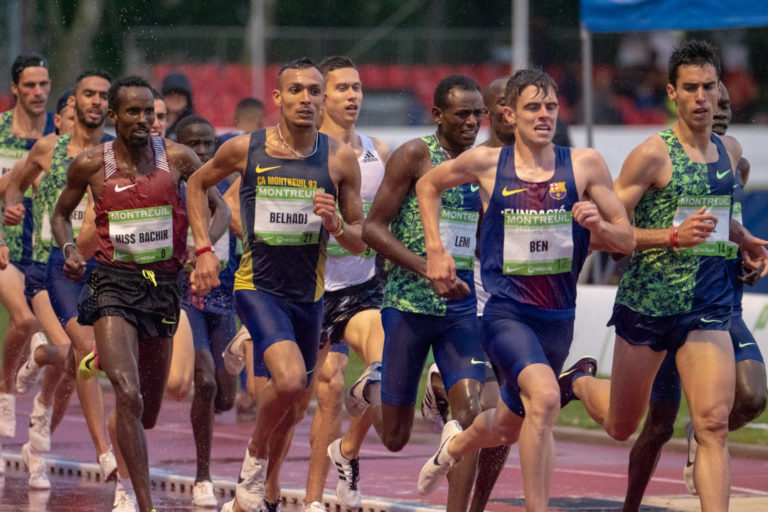 Peloton du 1500m