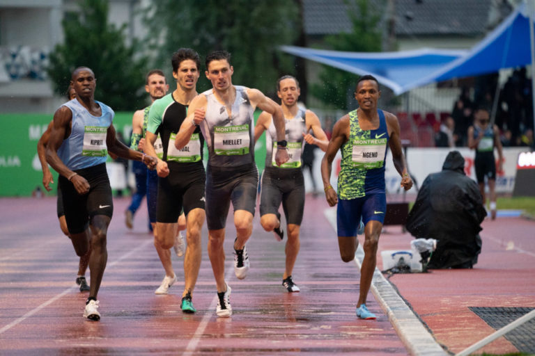 Arrivée du 800m pour Alexis Miellet